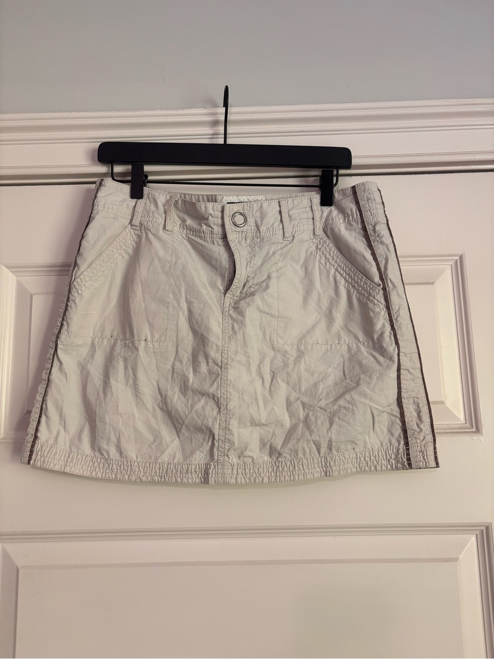 sonoma cream mini skirt with shorts size 8